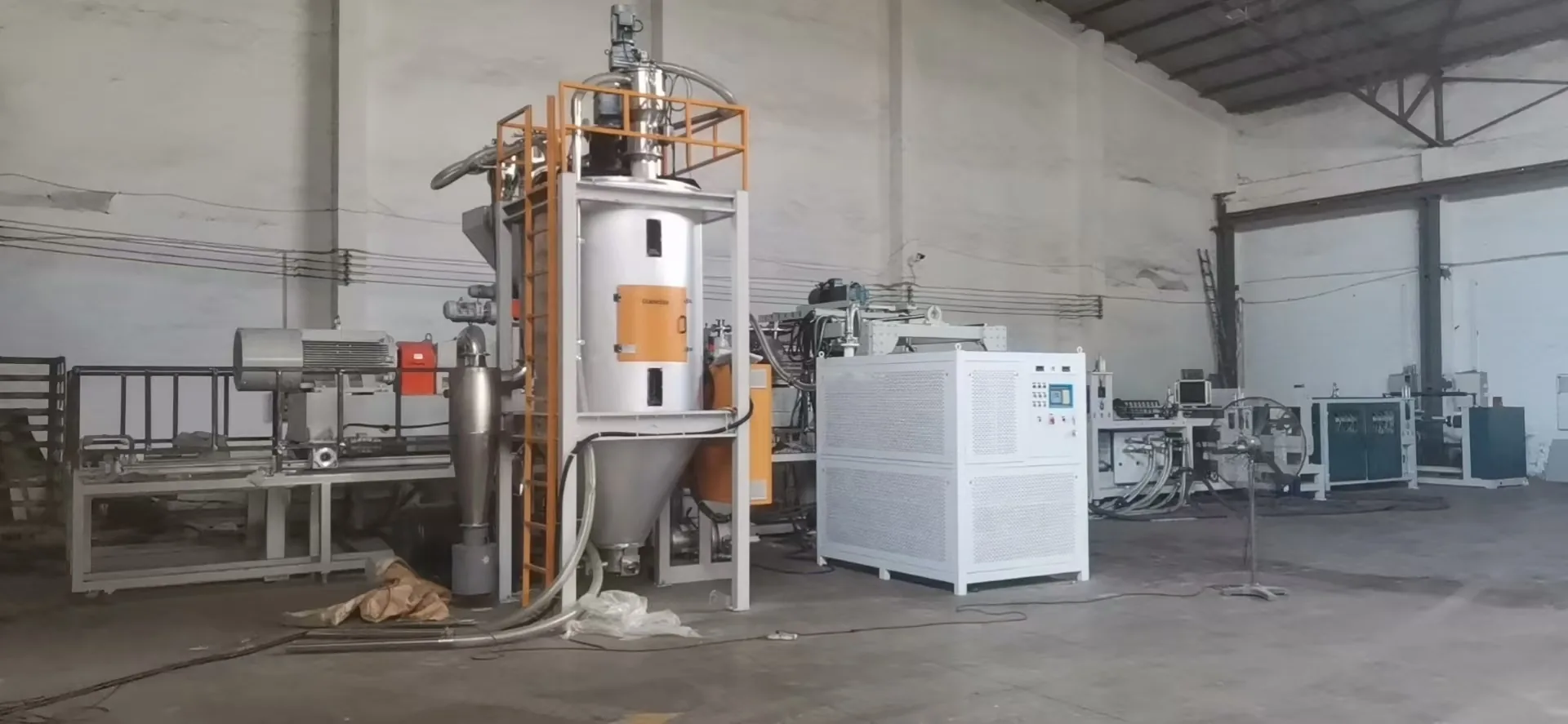 PET sheet line detail