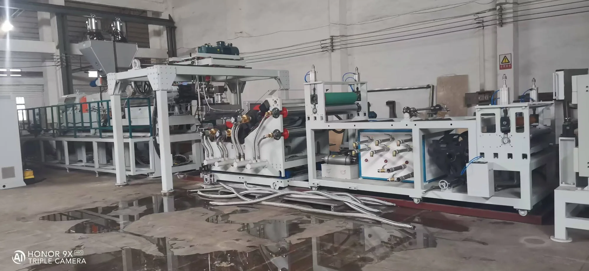 PET sheet line detail