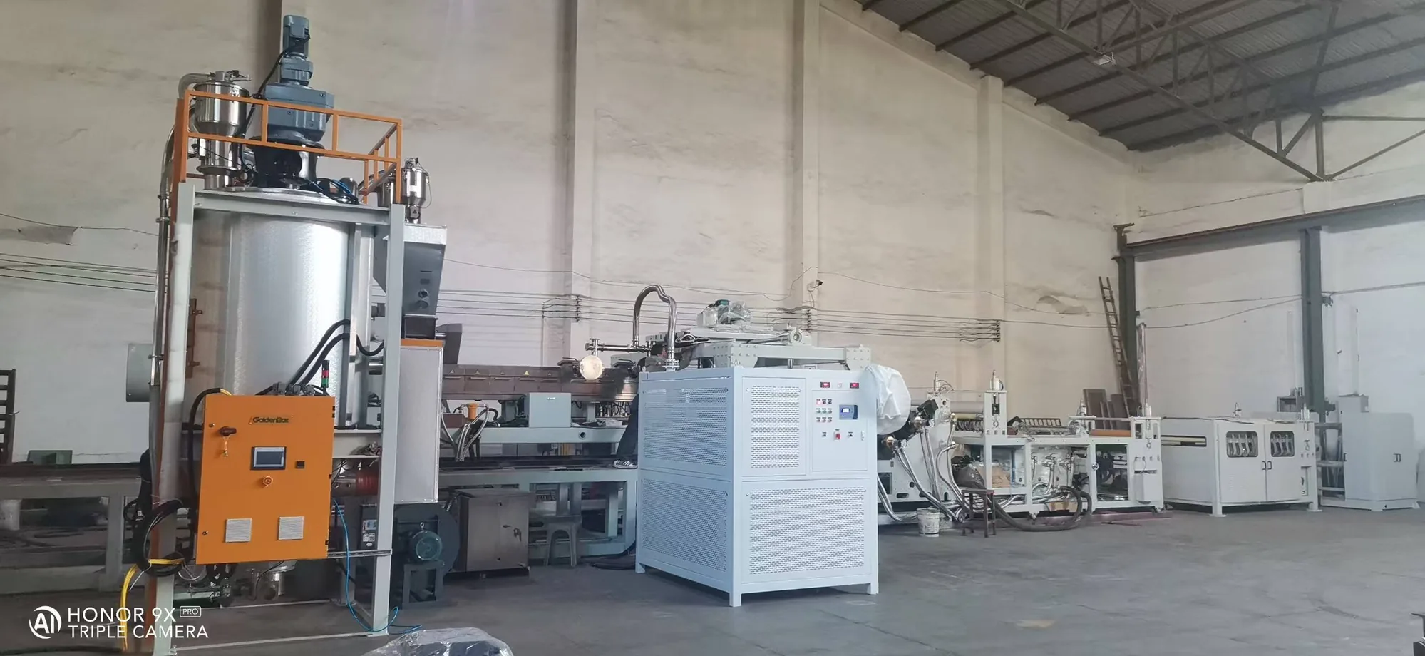 PET sheet line detail