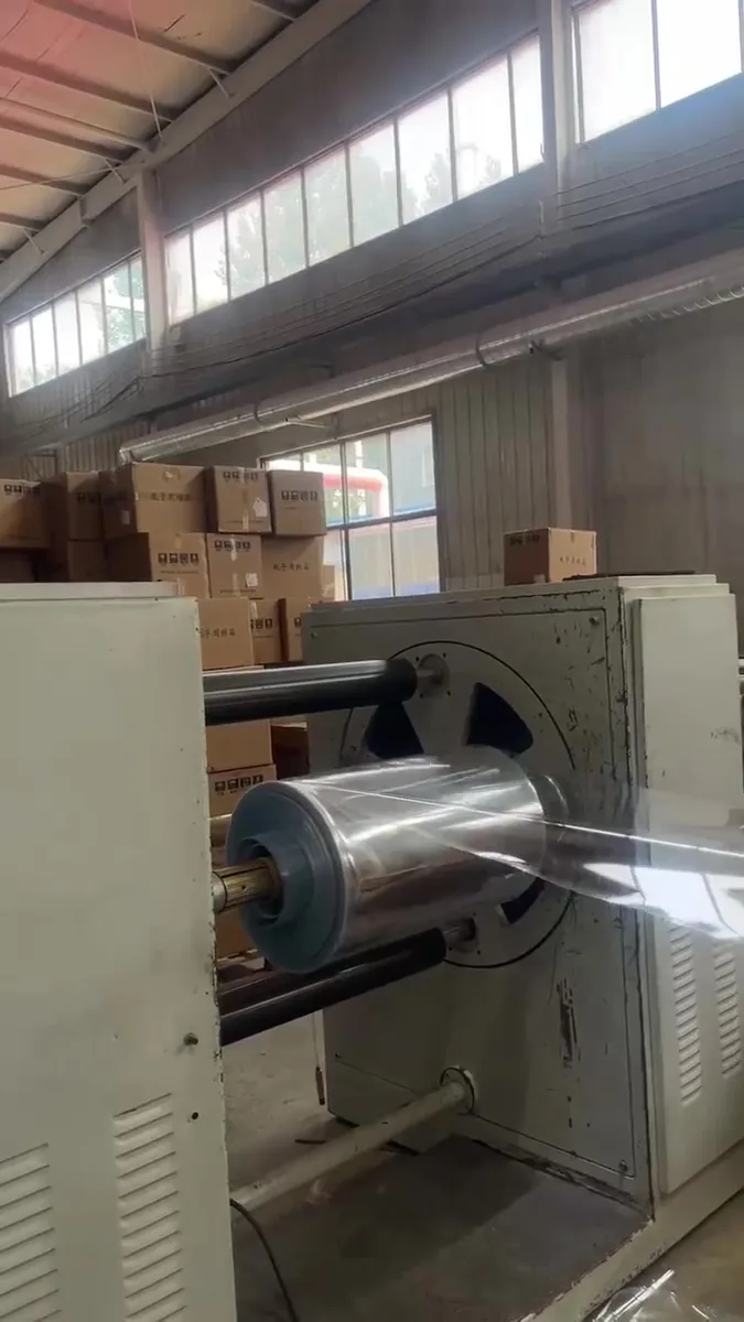 PET extruder running